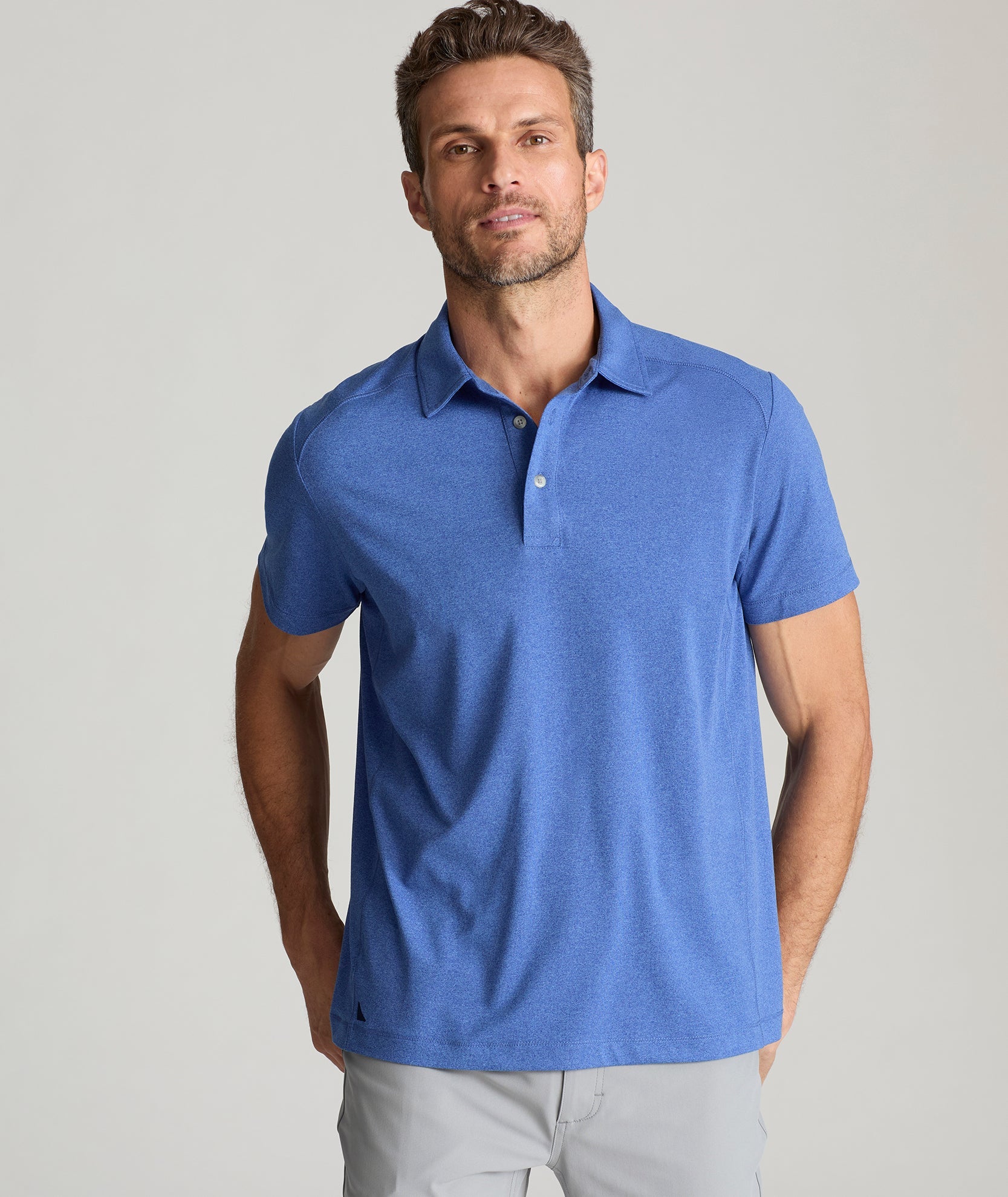 UNTUCKit Performance Polo Blue