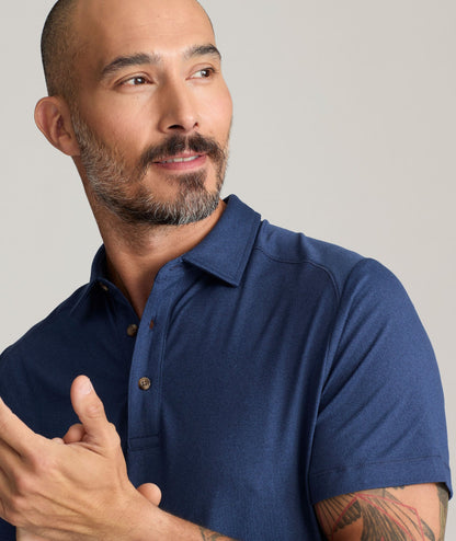 UNTUCKit Performance Polo Navy