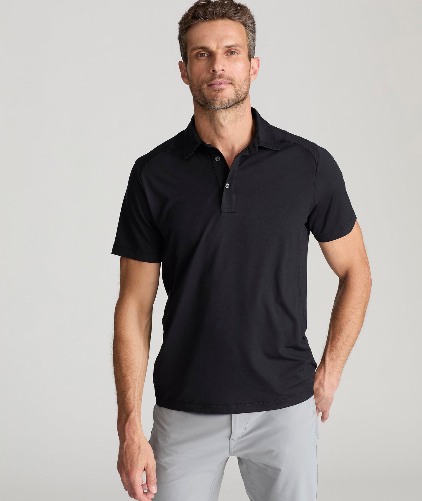 UNTUCKit Performance Polo Black