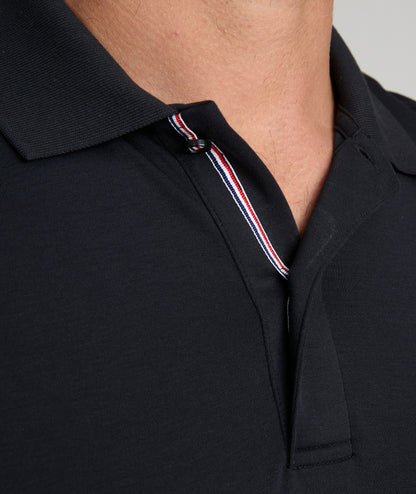 UNTUCKit Wrinkle-Free Damaschino Polo Black
