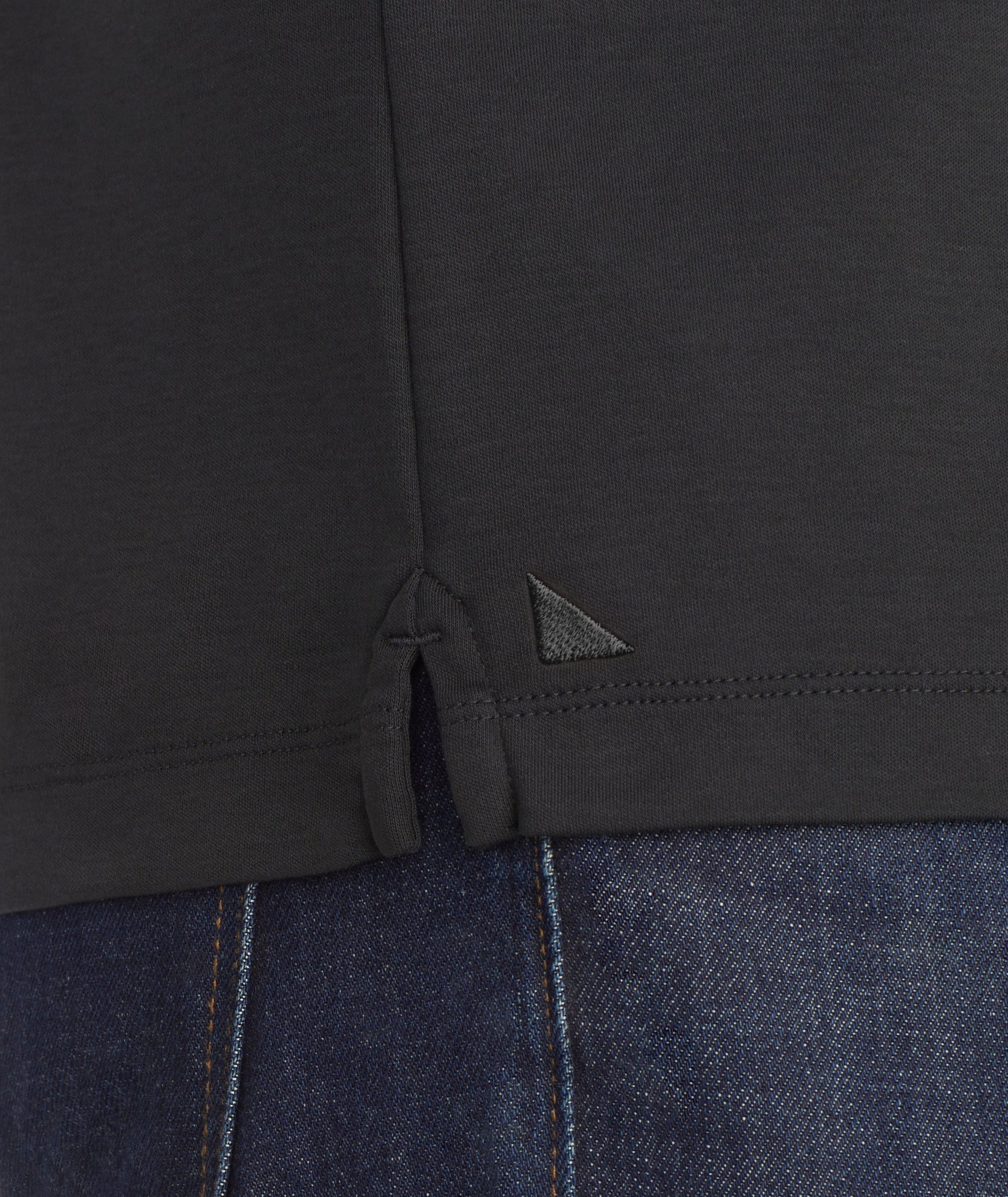 UNTUCKit Wrinkle-Free Damaschino Long-Sleeve Polo Black