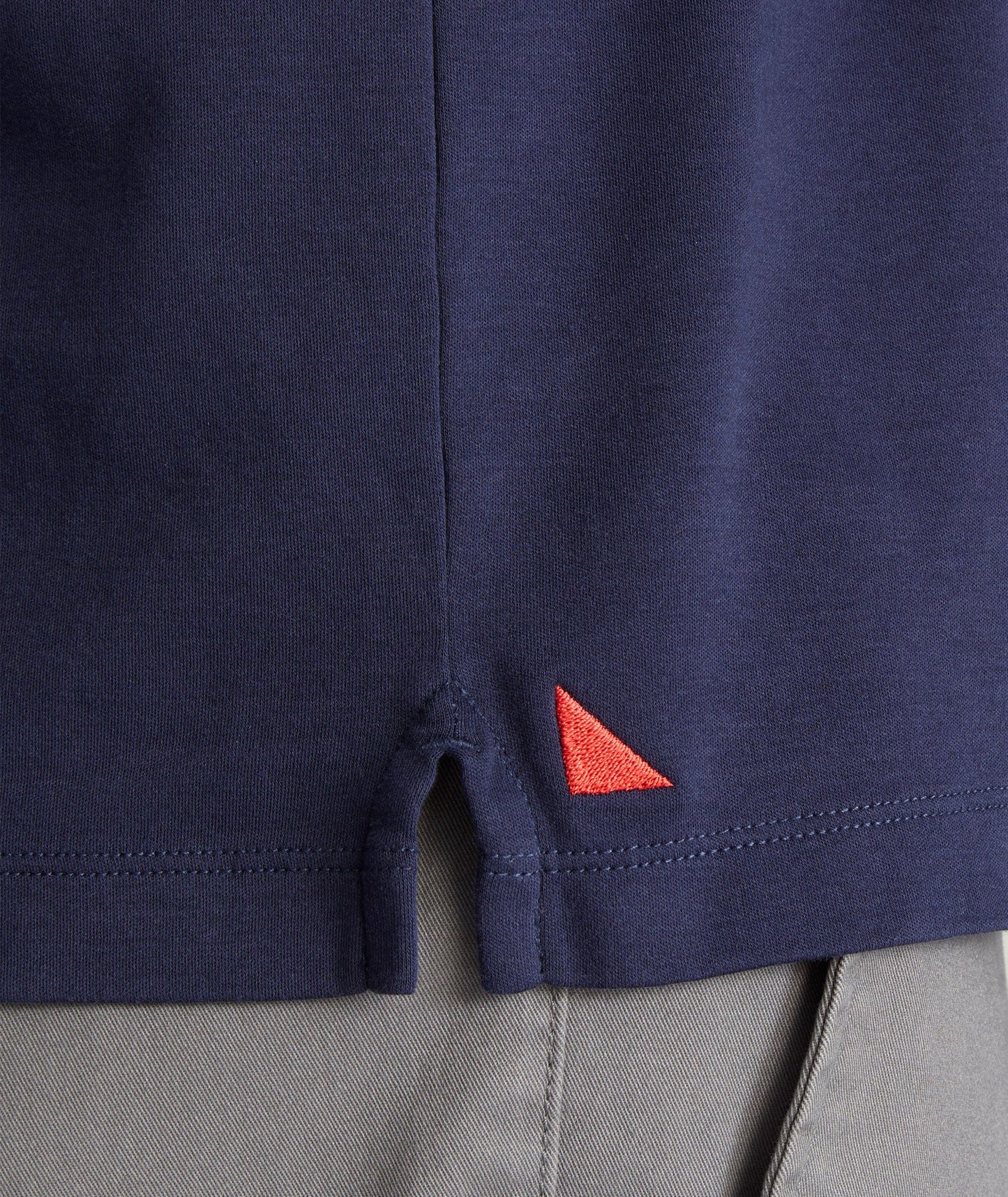 UNTUCKit Wrinkle-Free Damaschino Long-Sleeve Polo Navy