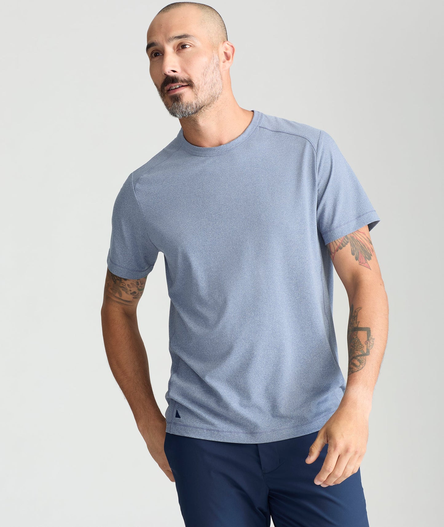 UNTUCKit Performance Tee Blue