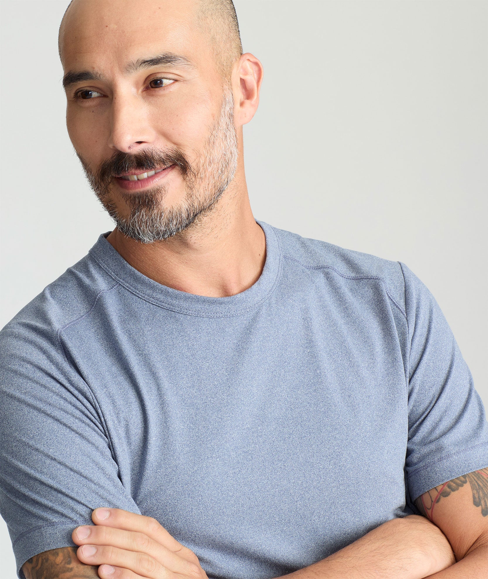 UNTUCKit Performance Tee Blue