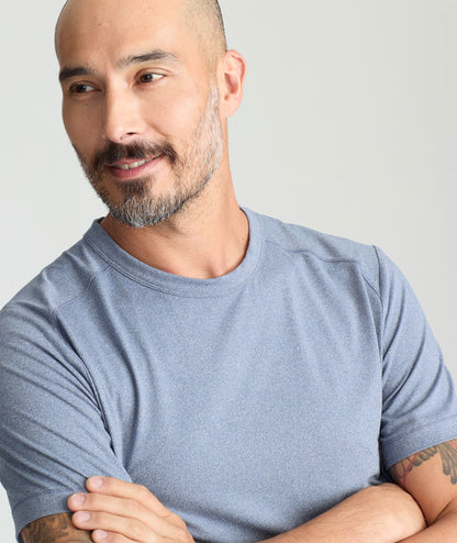 UNTUCKit Performance Tee Blue