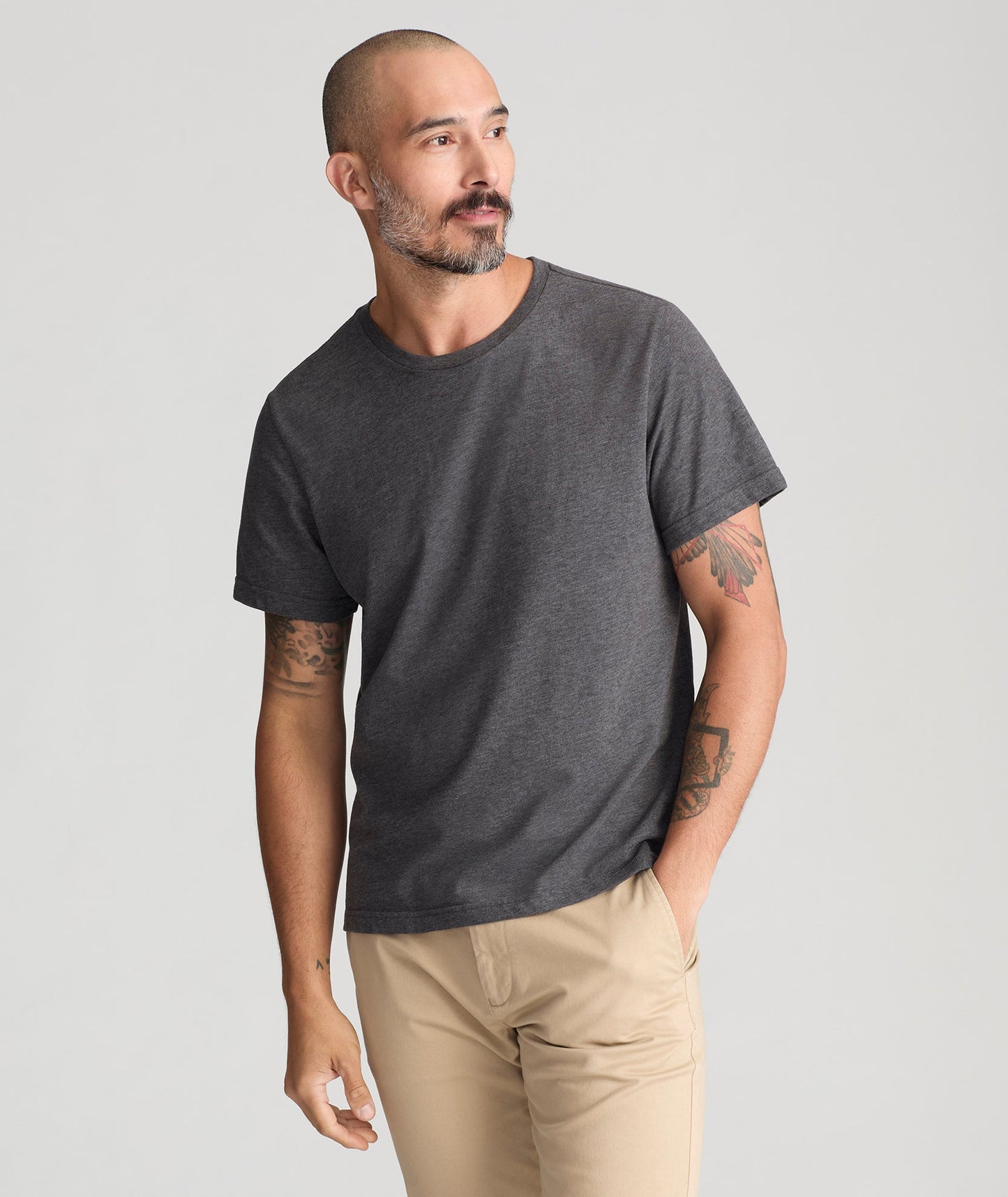UNTUCKit Ultrasoft Tee Charcoal