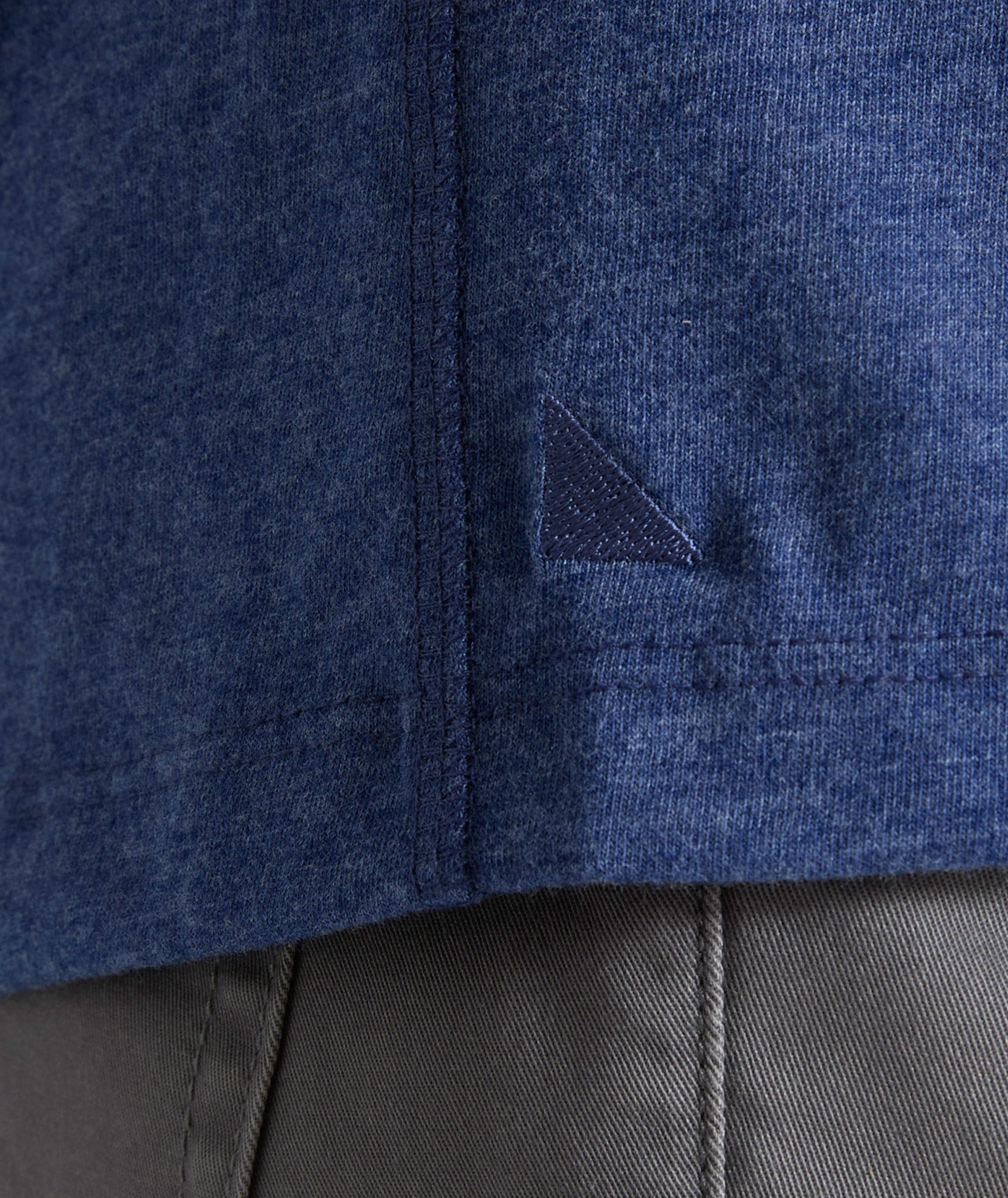 UNTUCKit Ultrasoft Short-Sleeve Henley Twilight Blue