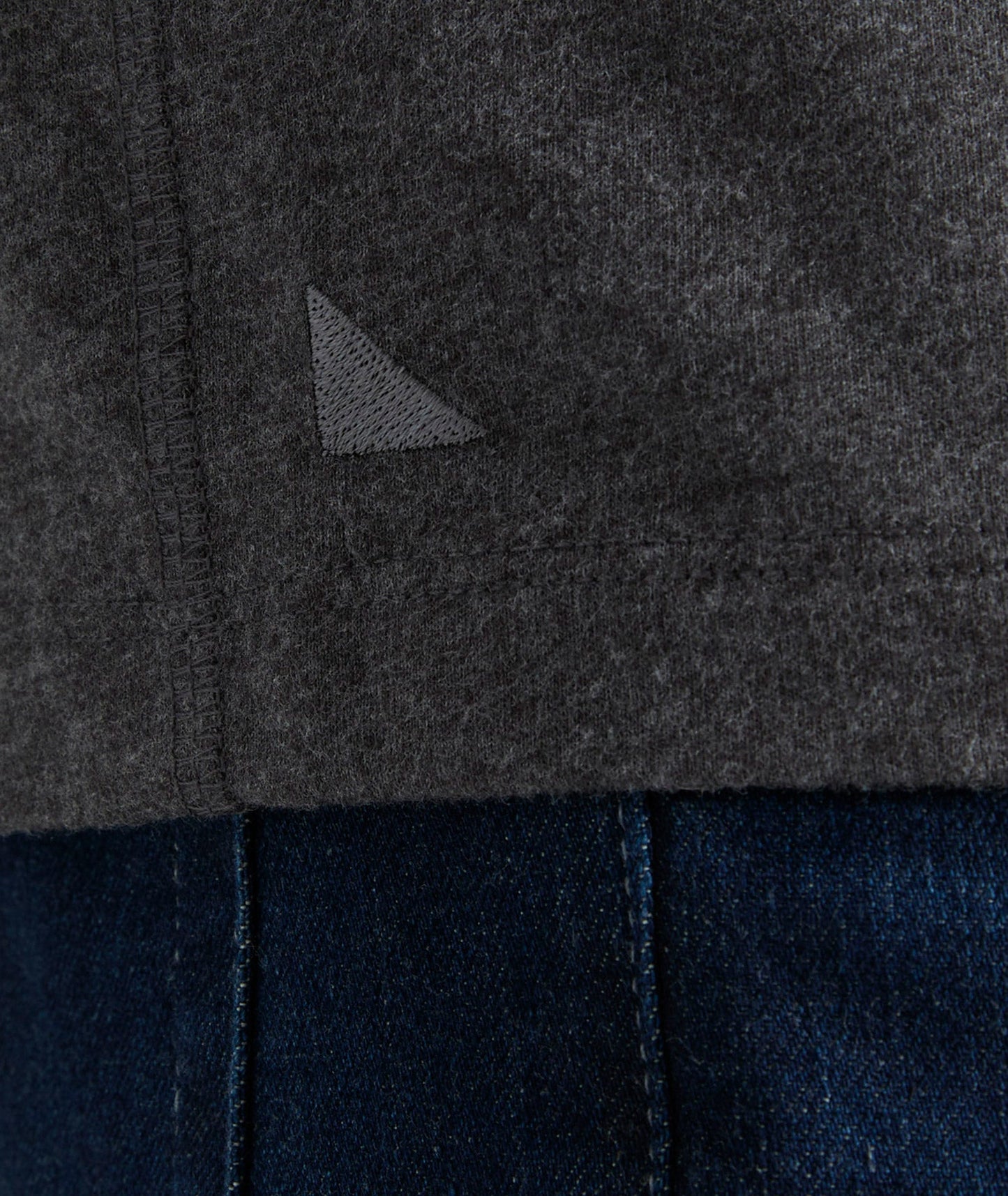 UNTUCKit Ultrasoft Short-Sleeve Henley Charcoal