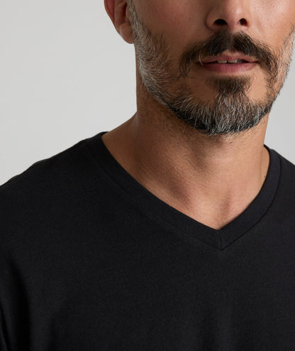 UNTUCKit Ultrasoft V-Neck Tee Black