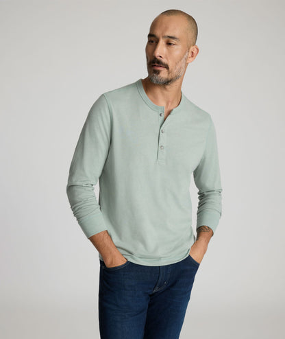 UNTUCKit Ultrasoft Henley Light Green