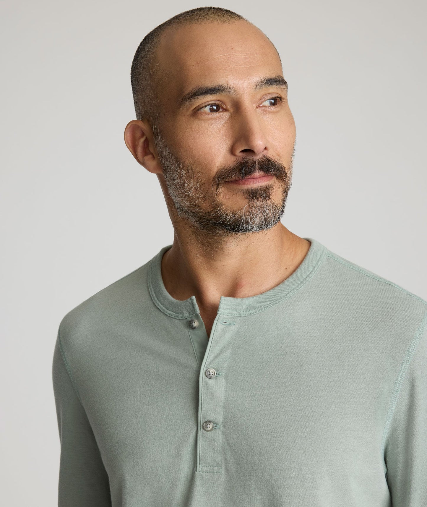 UNTUCKit Ultrasoft Henley Light Green