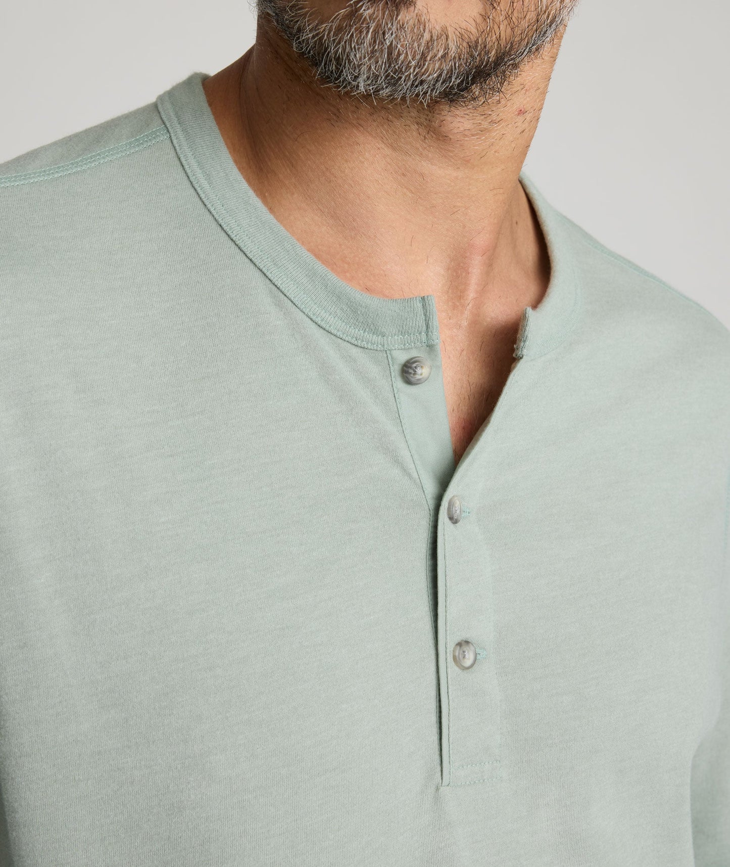 UNTUCKit Ultrasoft Henley Light Green