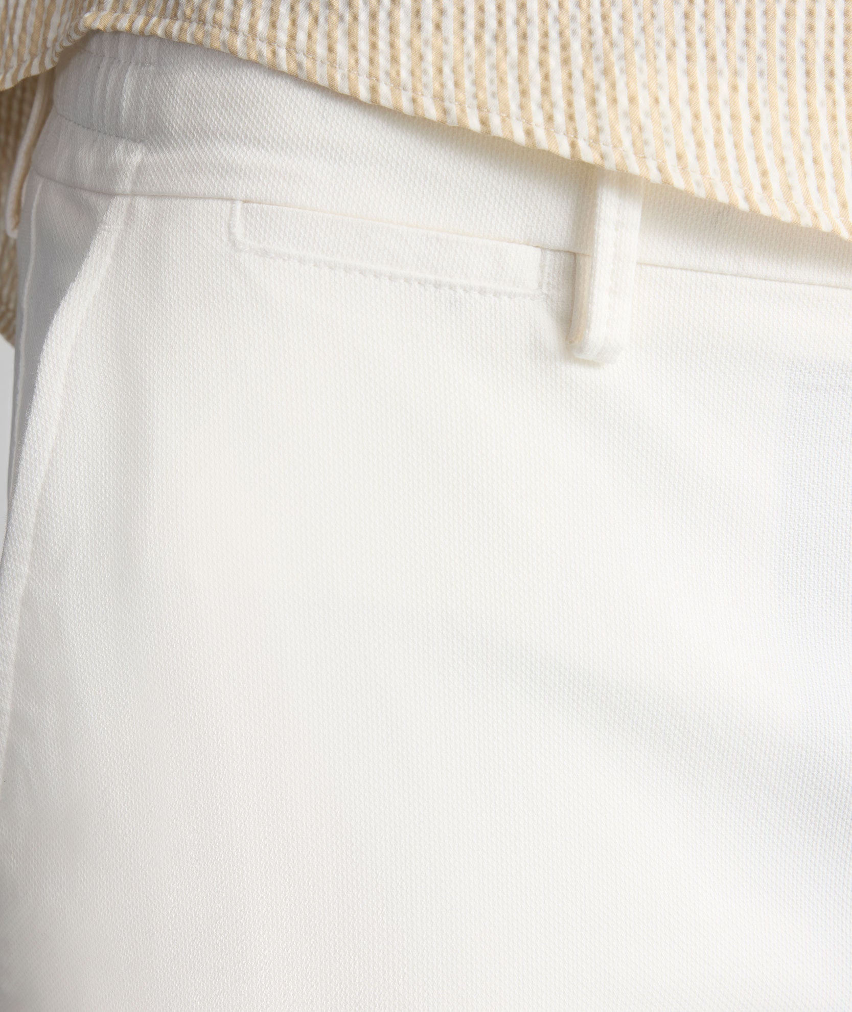 UNTUCKit Stretch Cotton Hybrid Pants Cream