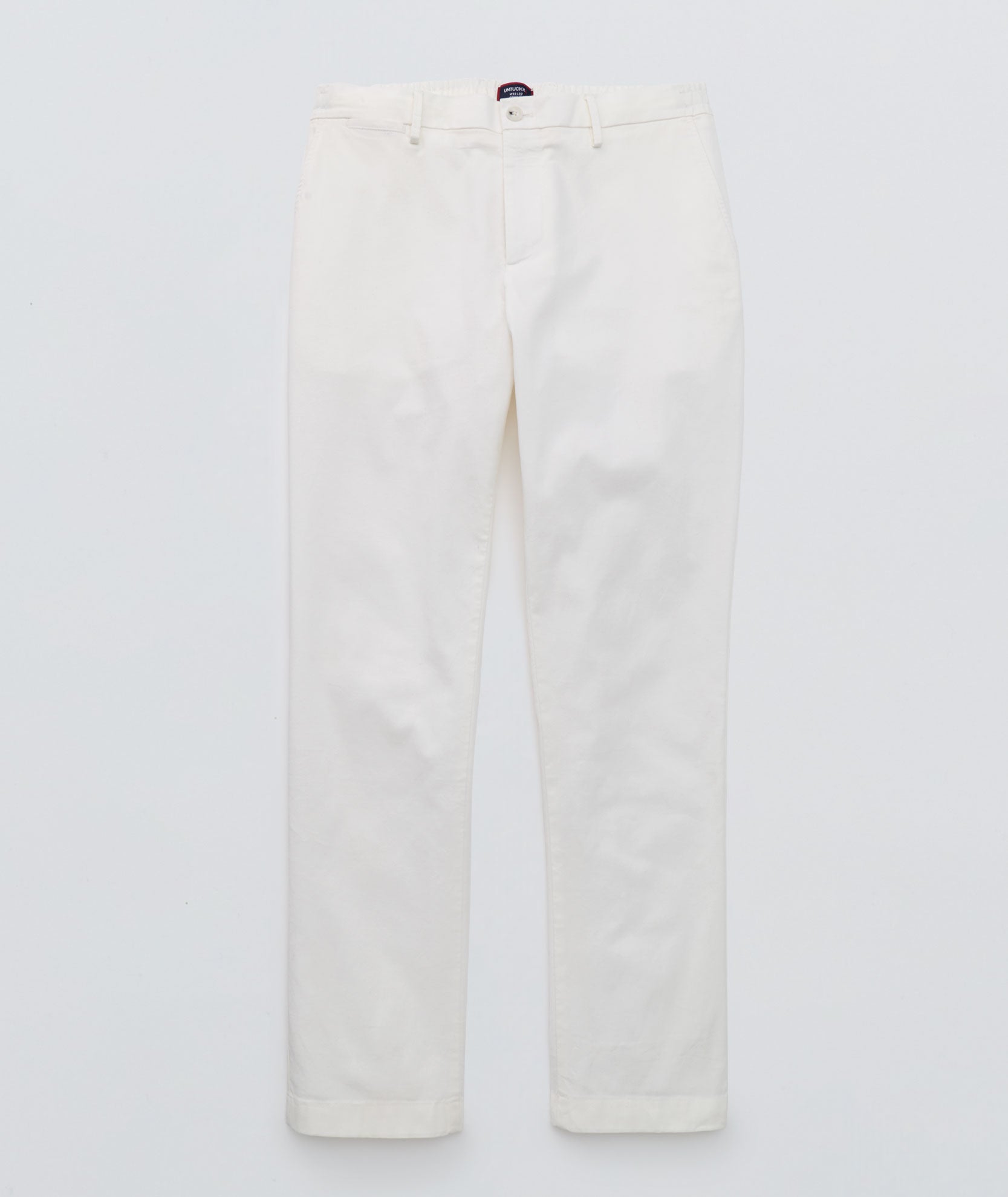 UNTUCKit Stretch Cotton Hybrid Pants Cream