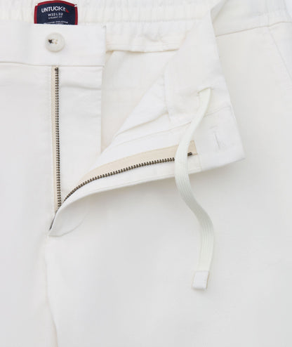 UNTUCKit Stretch Cotton Hybrid Pants Cream