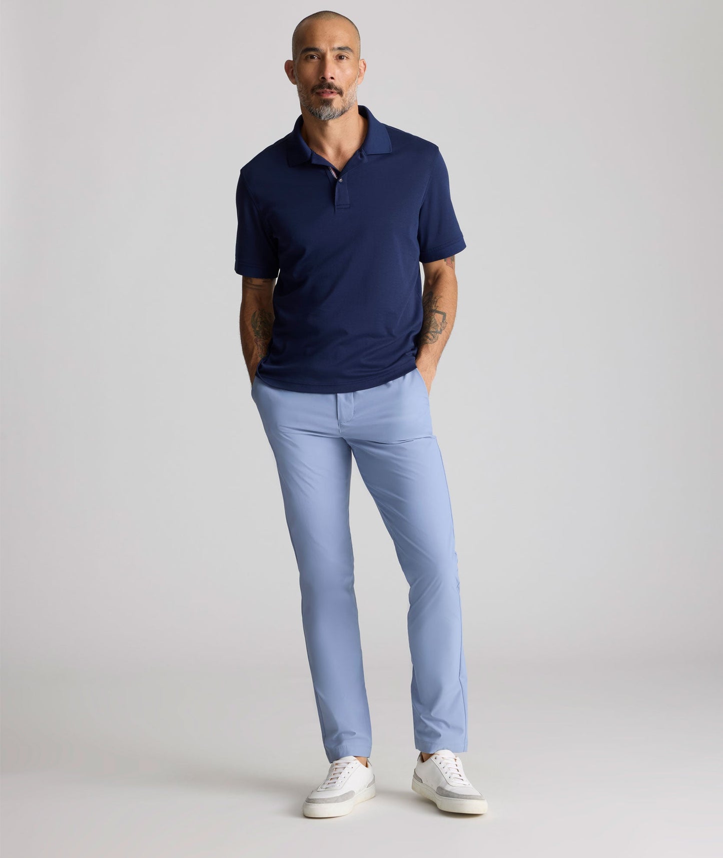 UNTUCKit Traveler Tech Pants Light Blue