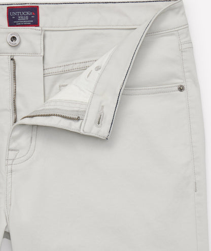 UNTUCKit 5-Pocket Chino Pants Light Gray