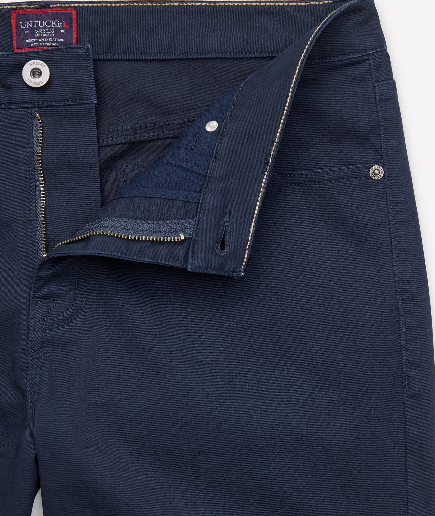 UNTUCKit 5-Pocket Chino Pants Navy