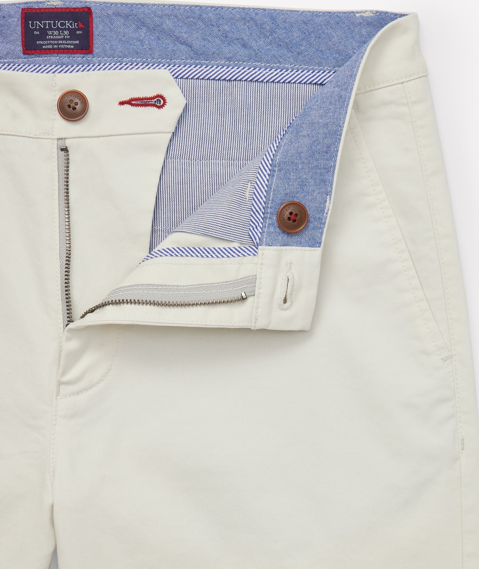 UNTUCKit Classic Chino Pants Stone Gray