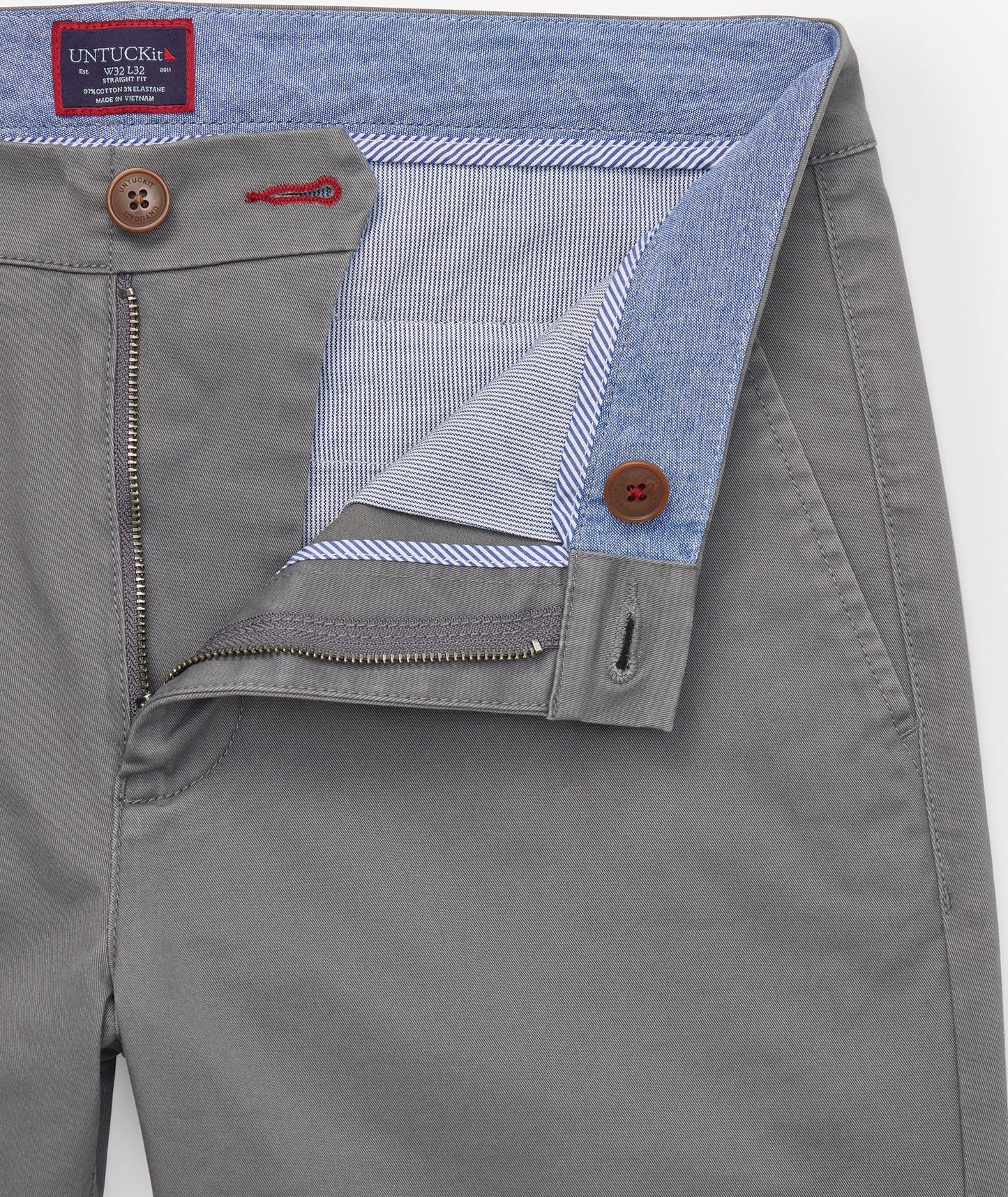 UNTUCKit Classic Chino Pants Charcoal