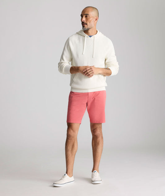 UNTUCKit 9" Stretch Chino Shorts Garment Dyed Red
