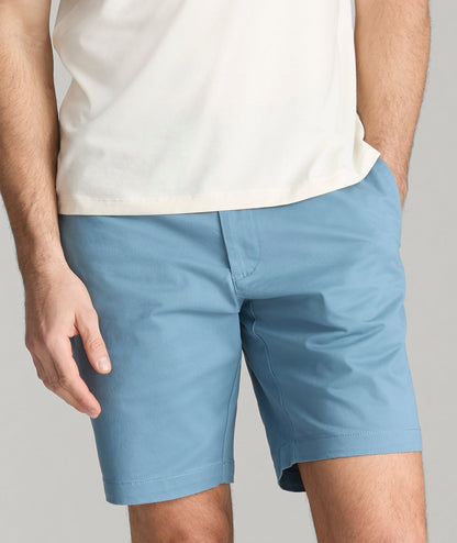 UNTUCKit 9" Stretch Chino Shorts Blue Stone