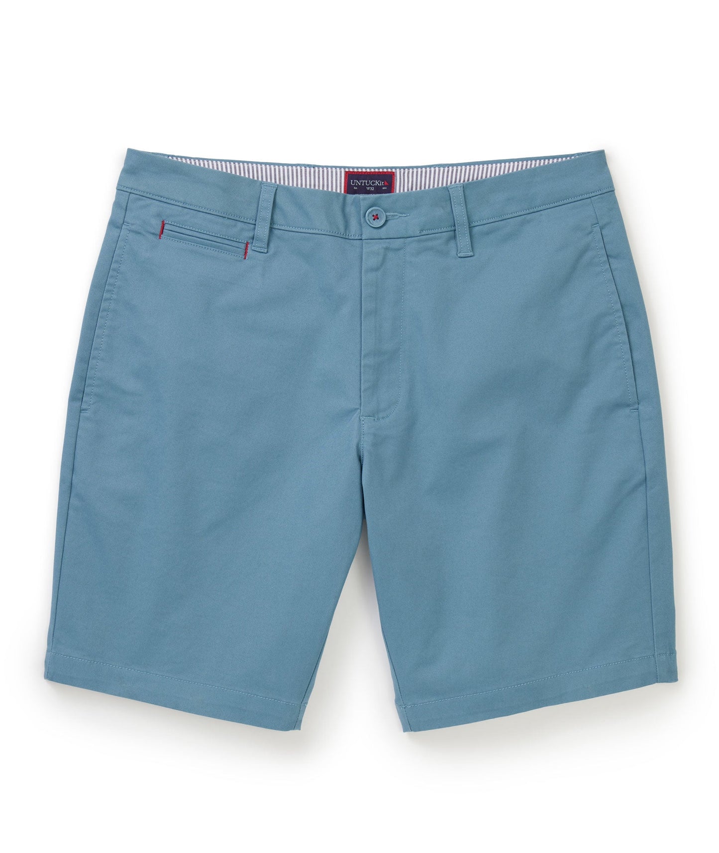 UNTUCKit 9" Stretch Chino Shorts Blue Stone