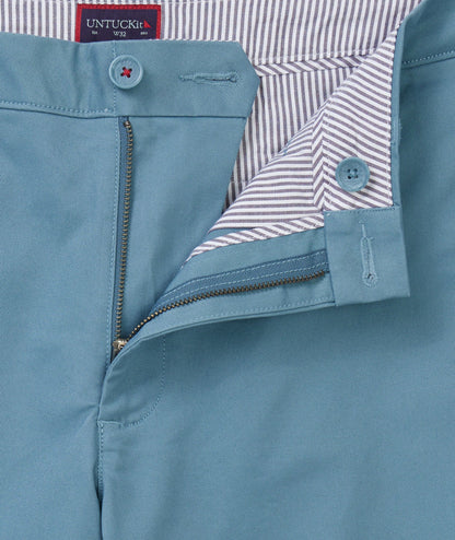 UNTUCKit 9" Stretch Chino Shorts Blue Stone