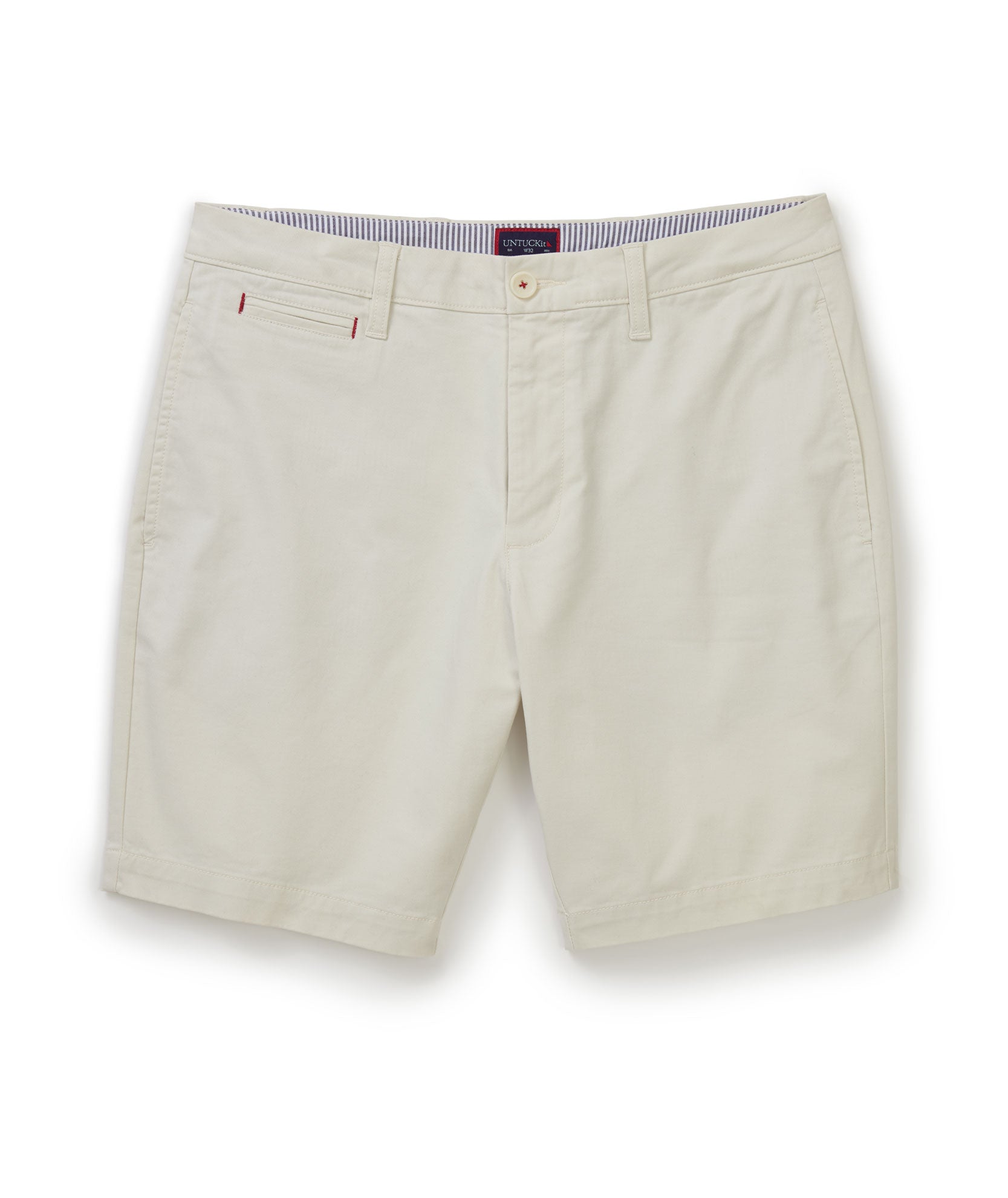 UNTUCKit 9" Stretch Chino Shorts Stone