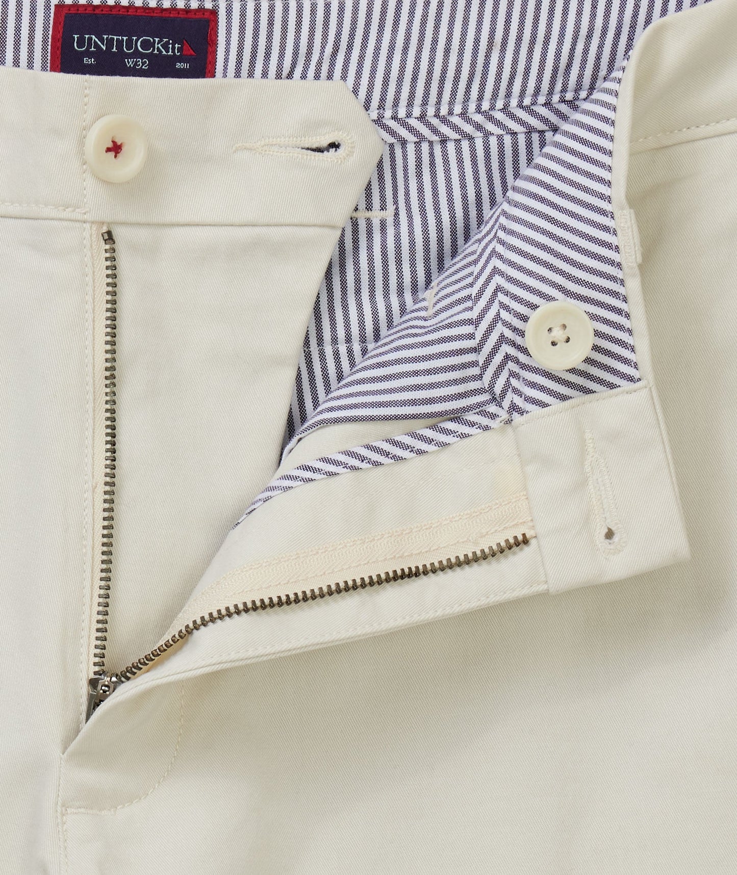 UNTUCKit 9" Stretch Chino Shorts Stone