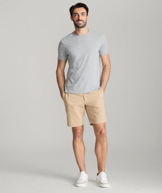 UNTUCKit 9" Stretch Chino Shorts Khaki
