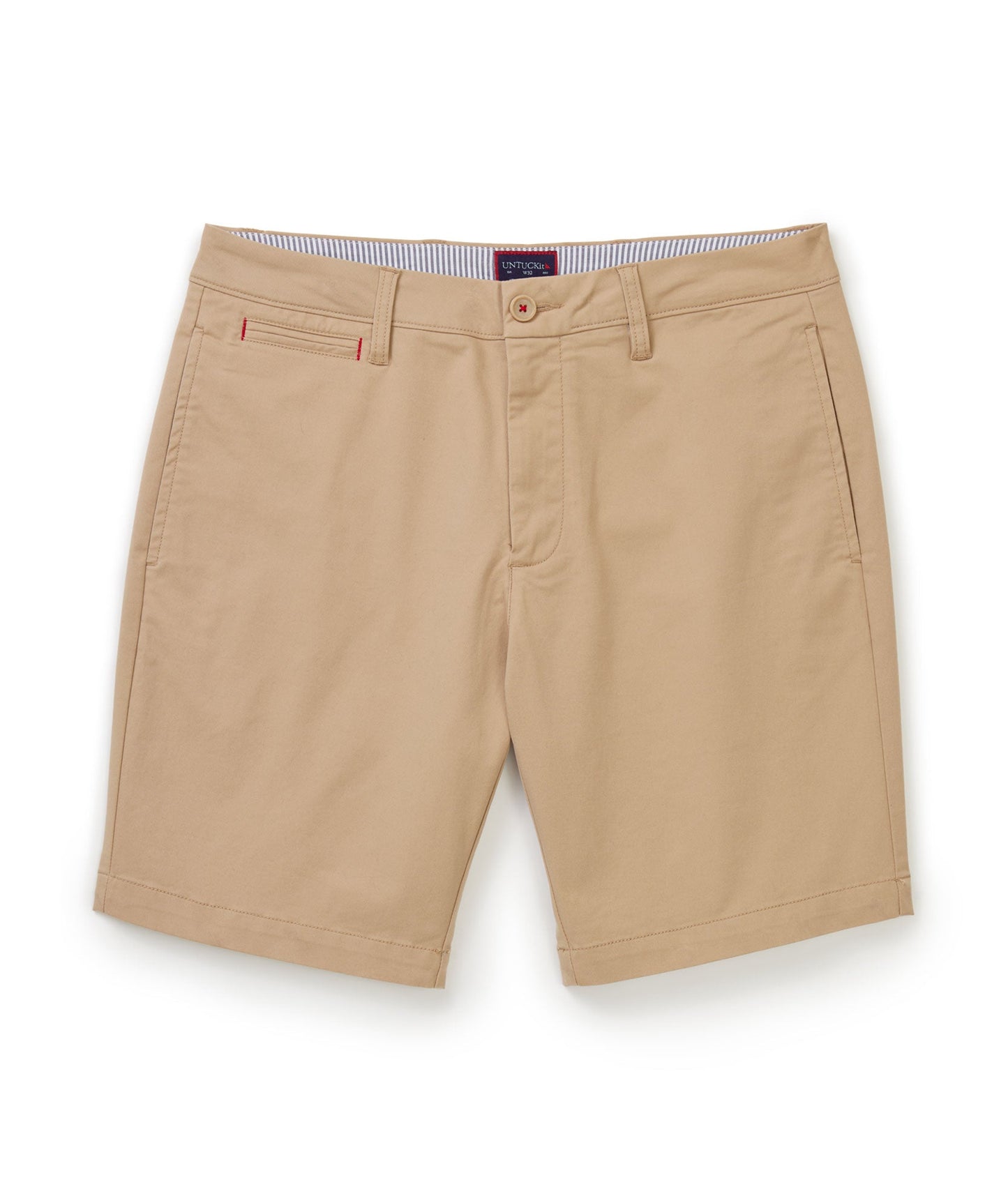 UNTUCKit 9" Stretch Chino Shorts Khaki