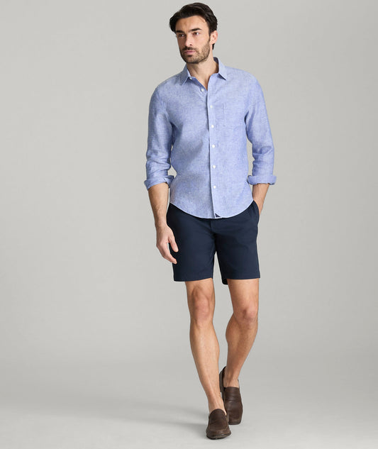 UNTUCKit 9" Stretch Chino Shorts Navy