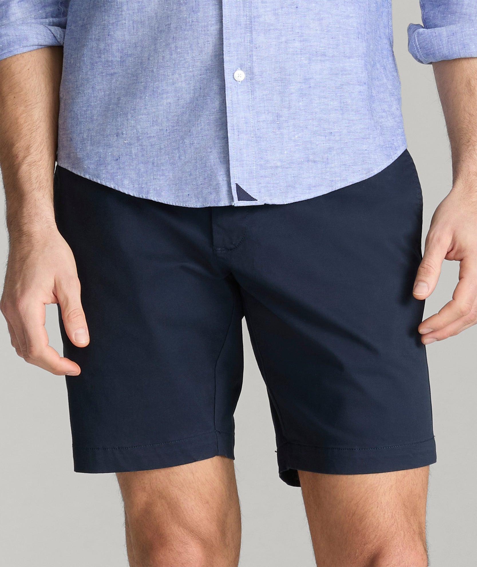 UNTUCKit 9" Stretch Chino Shorts Navy