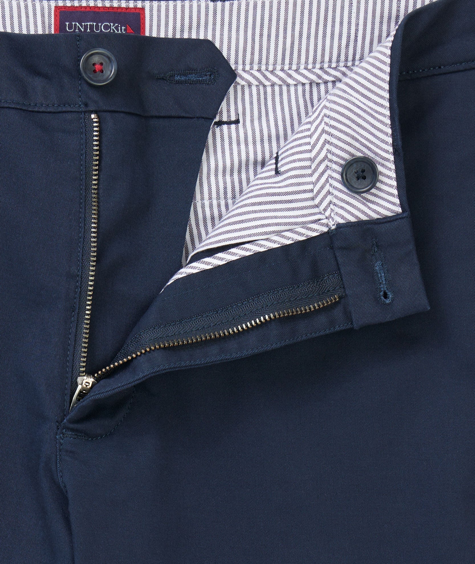 UNTUCKit 9" Stretch Chino Shorts Navy