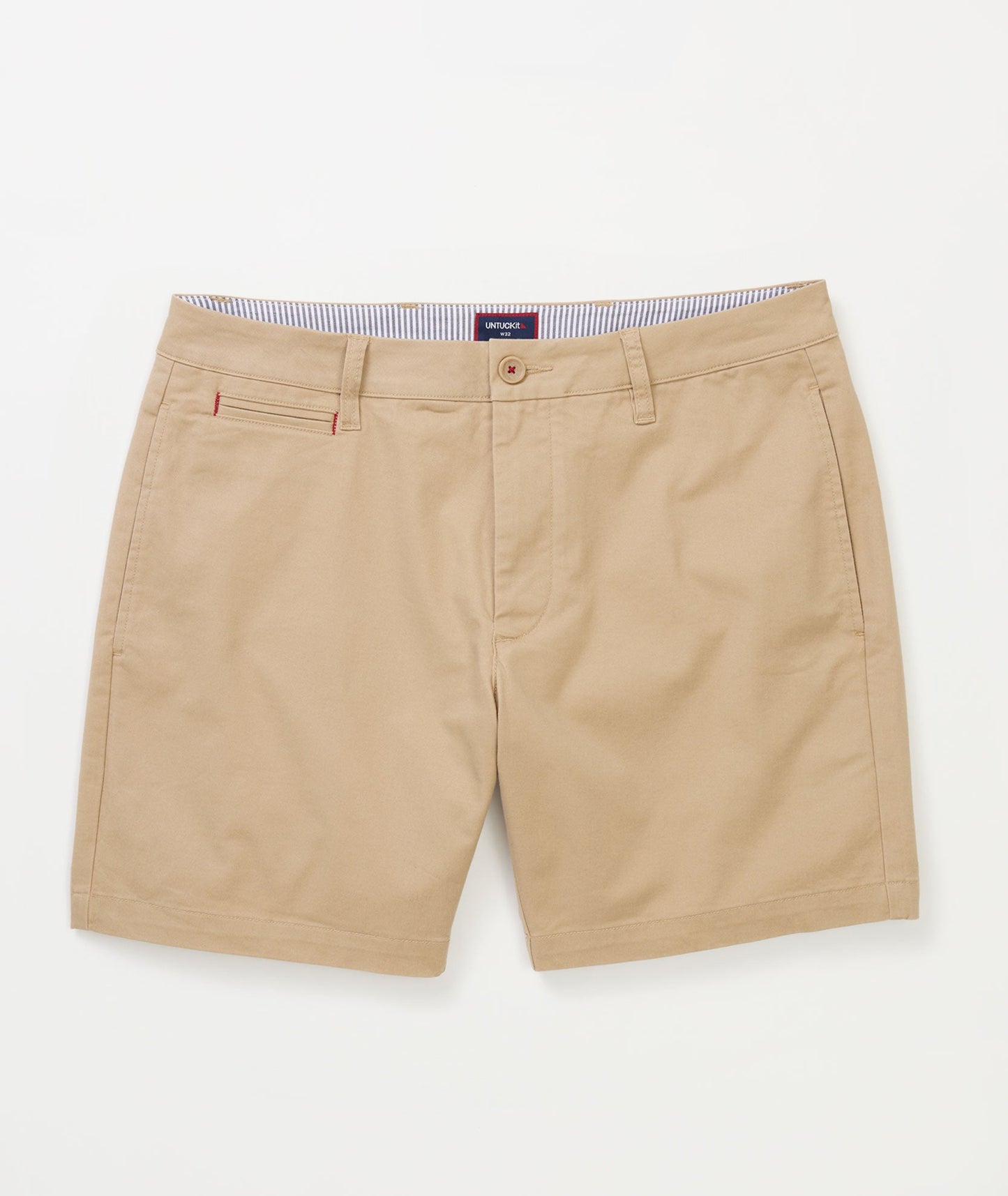 UNTUCKit 7" Stretch Chino Shorts Khaki