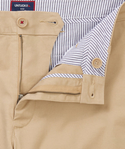 UNTUCKit 7" Stretch Chino Shorts Khaki