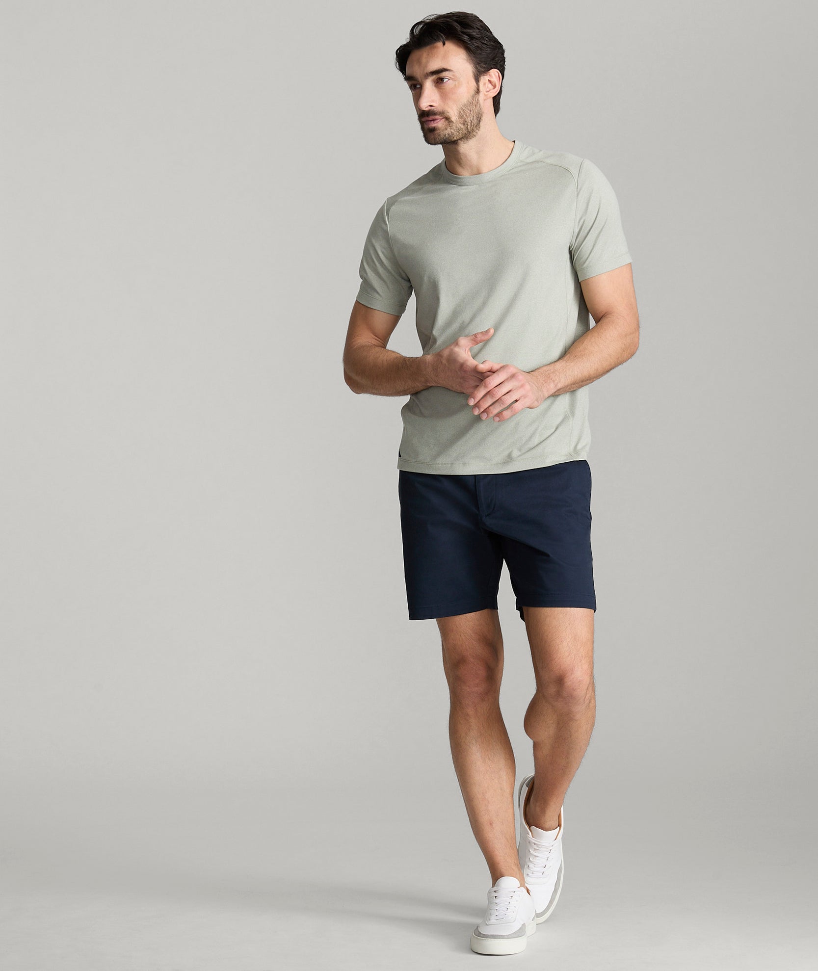 UNTUCKit 7" Stretch Chino Shorts Navy