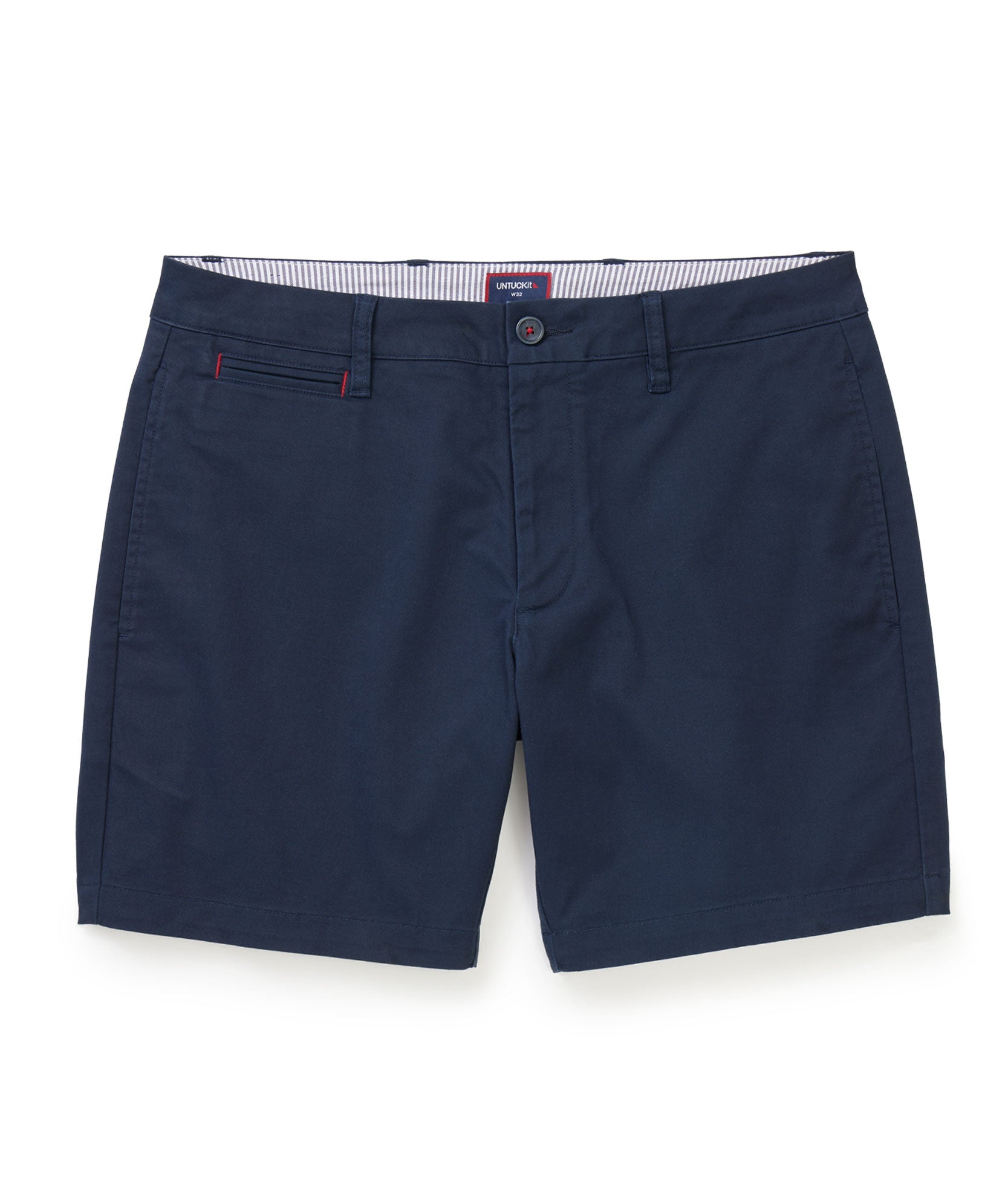 UNTUCKit 7" Stretch Chino Shorts Navy