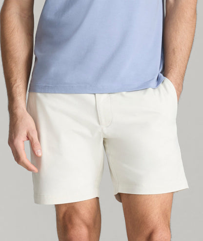 UNTUCKit 7" Stretch Chino Shorts Stone