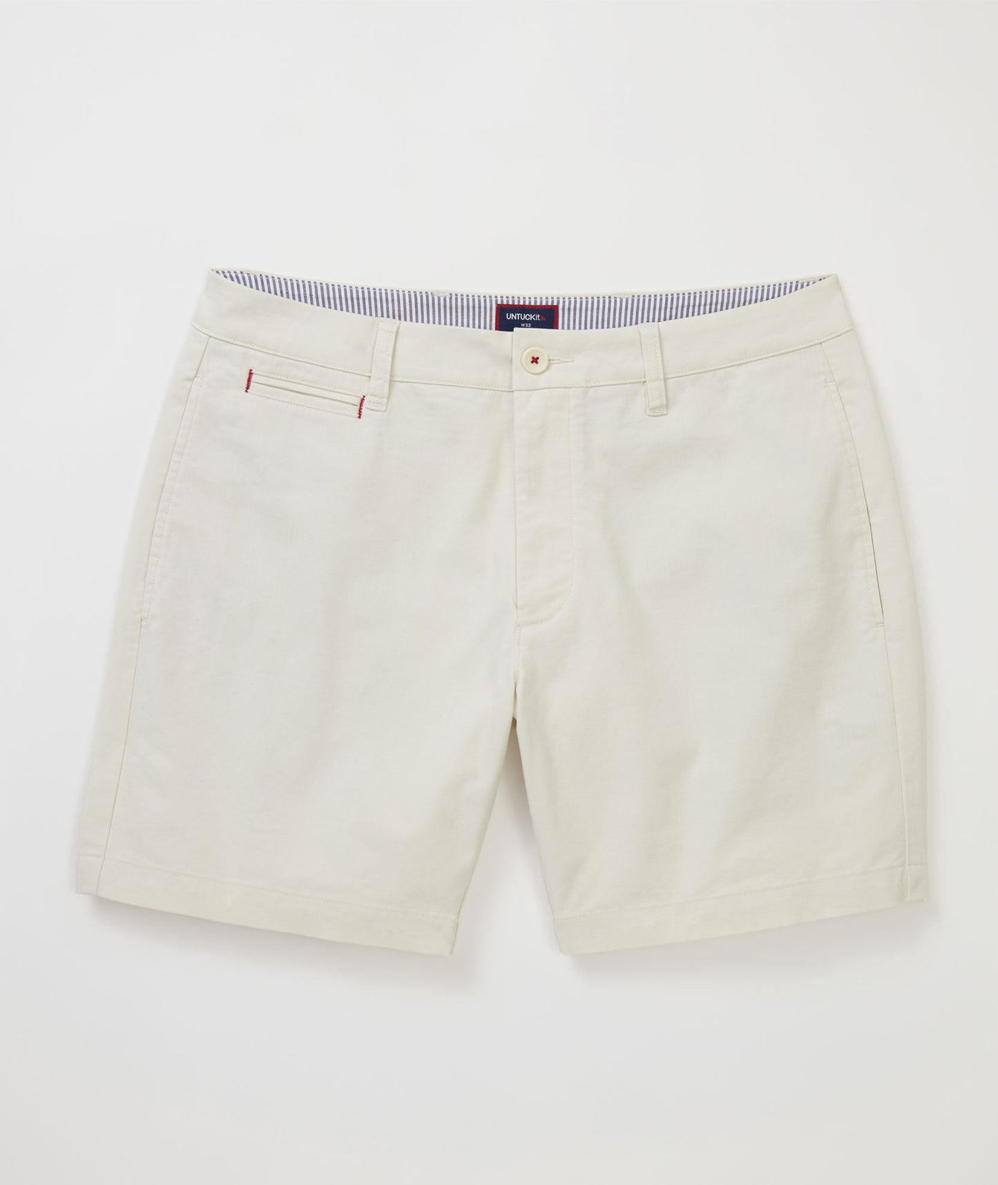 UNTUCKit 7" Stretch Chino Shorts Stone