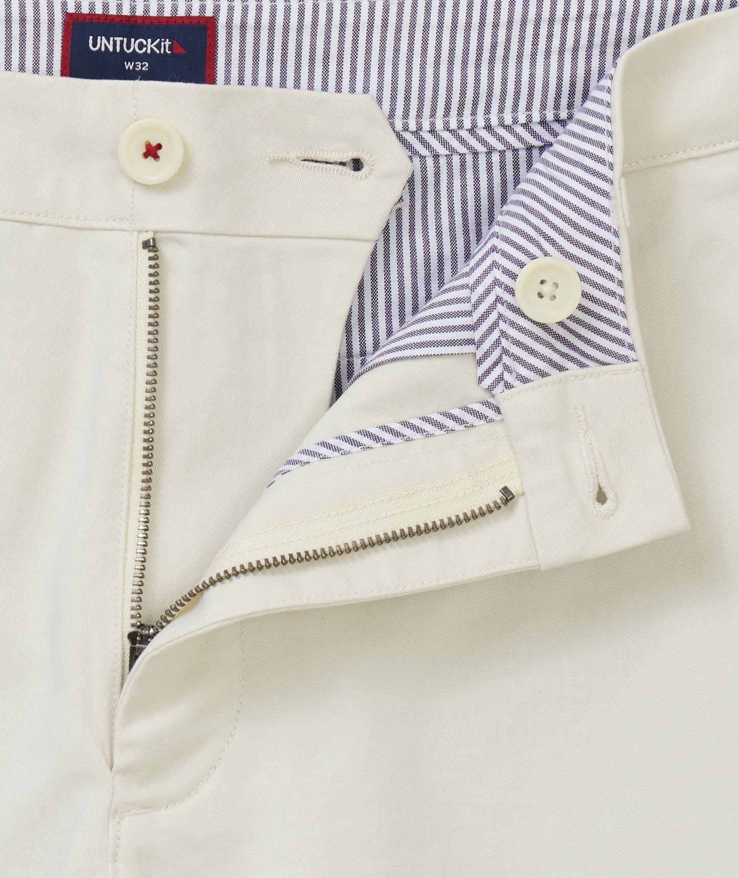 UNTUCKit 7" Stretch Chino Shorts Stone
