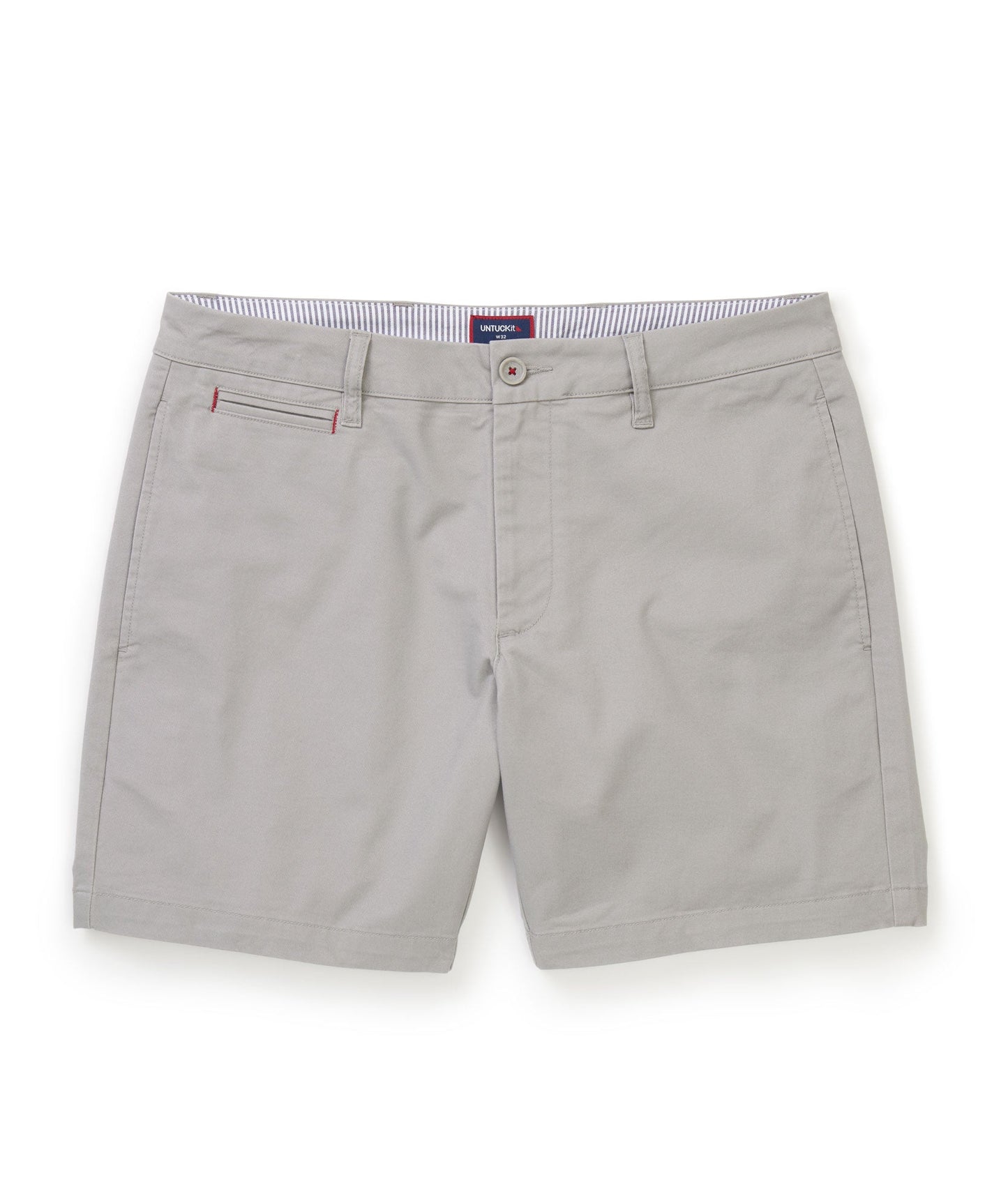 UNTUCKit 7" Stretch Chino Shorts Gray