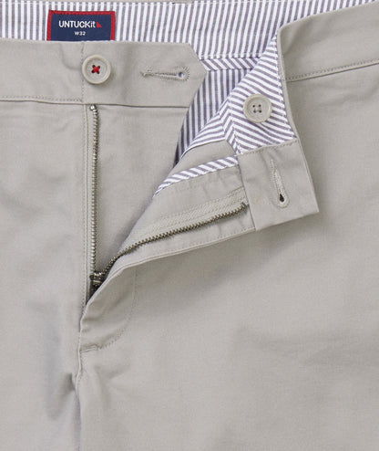 UNTUCKit 7" Stretch Chino Shorts Gray