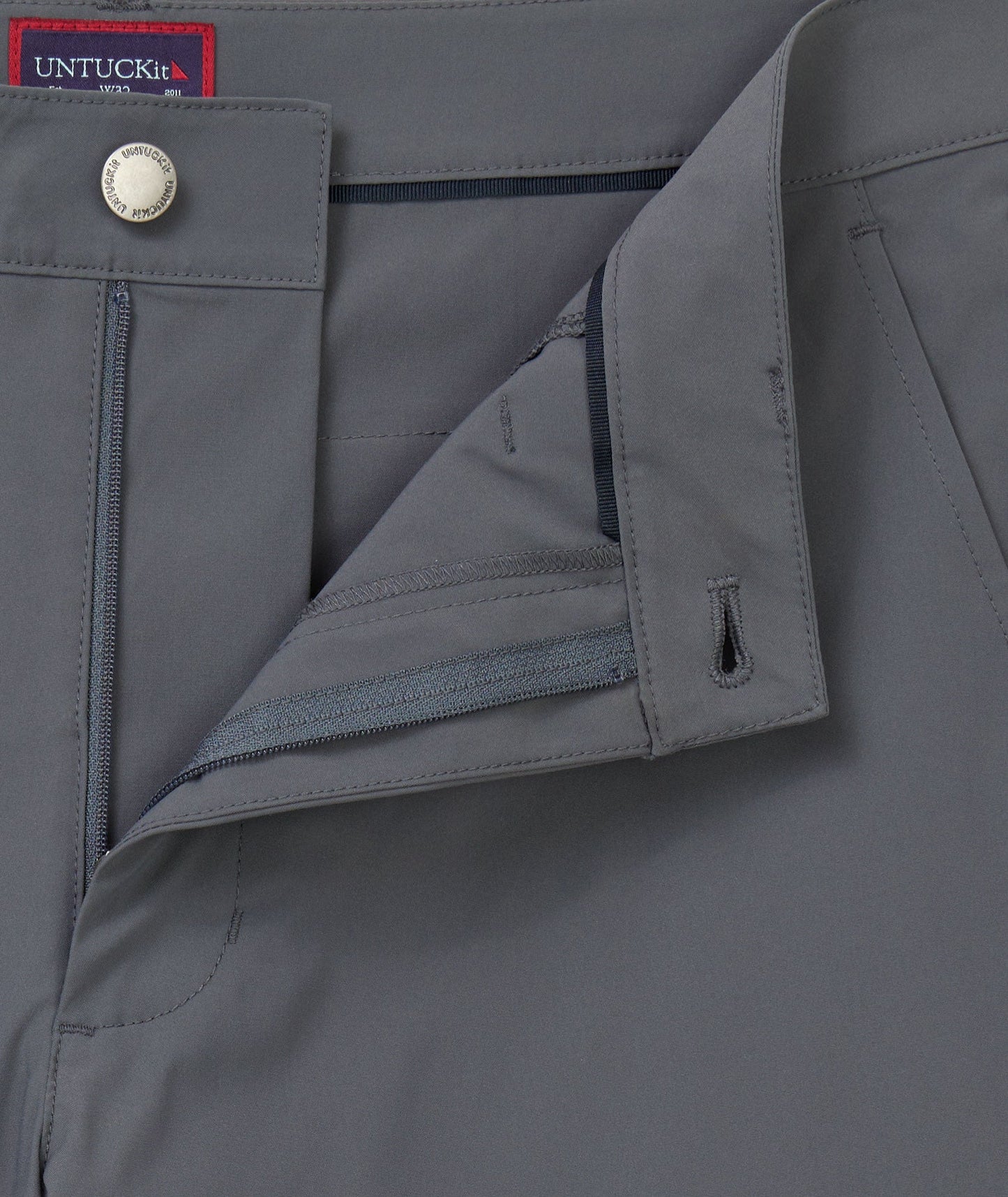 UNTUCKit 9" Traveler Tech Shorts Dark Gray