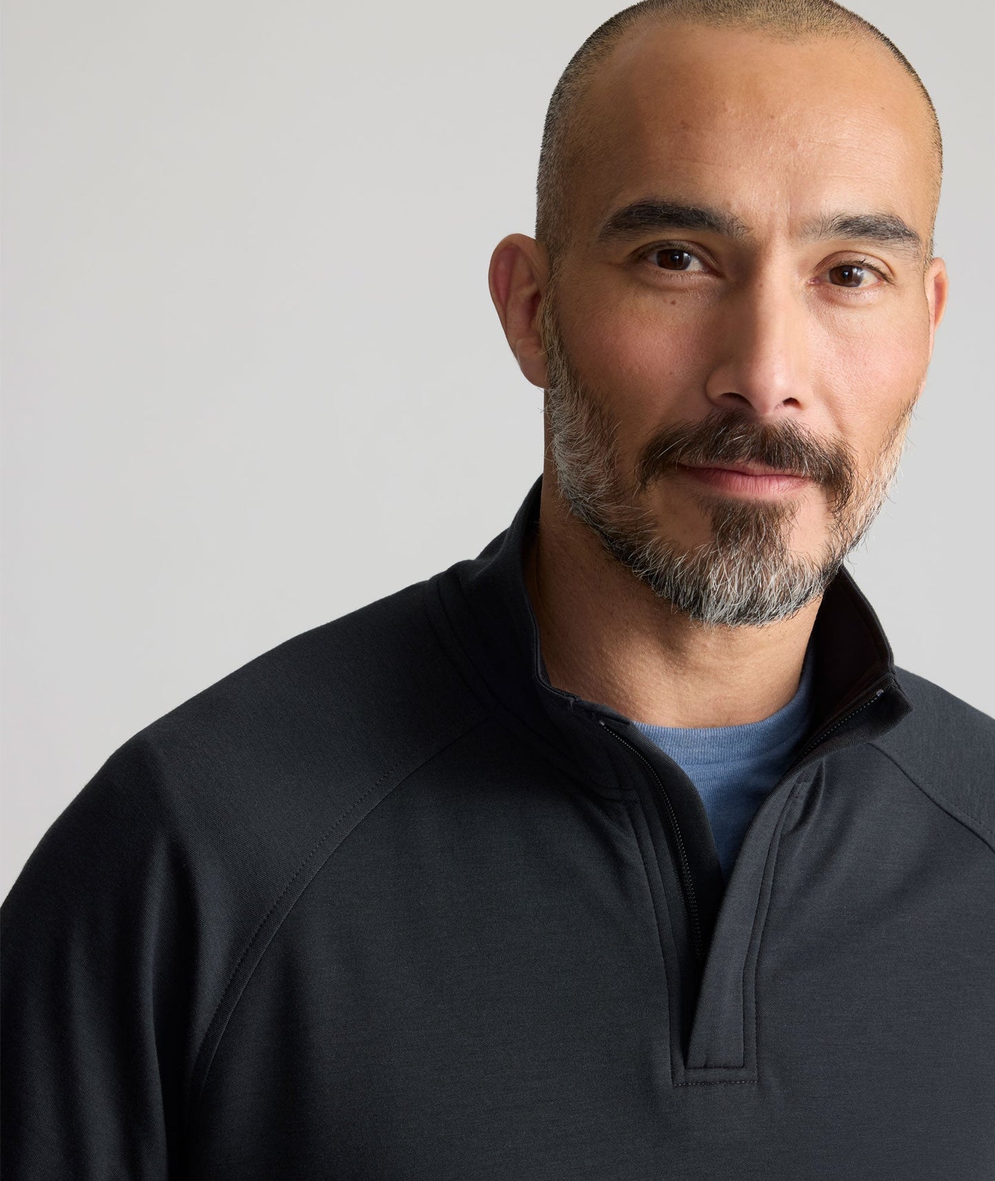 UNTUCKit Performance Mason Quarter-Zip Black