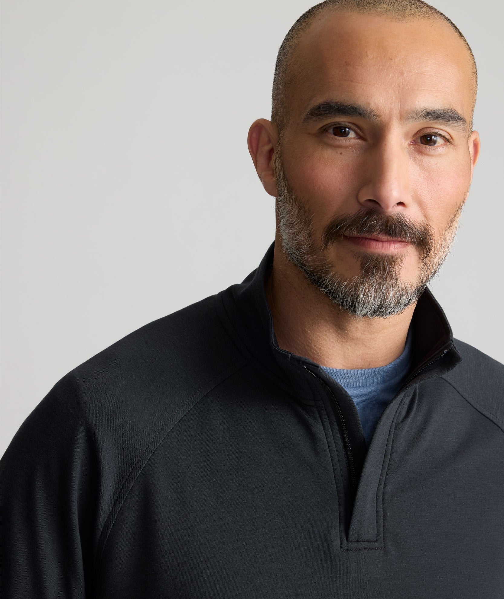 UNTUCKit Performance Mason Quarter-Zip Black