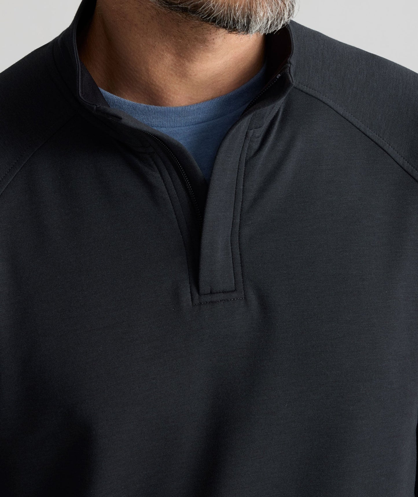 UNTUCKit Performance Mason Quarter-Zip Black