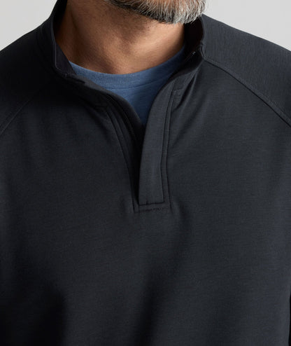 UNTUCKit Performance Mason Quarter-Zip Black
