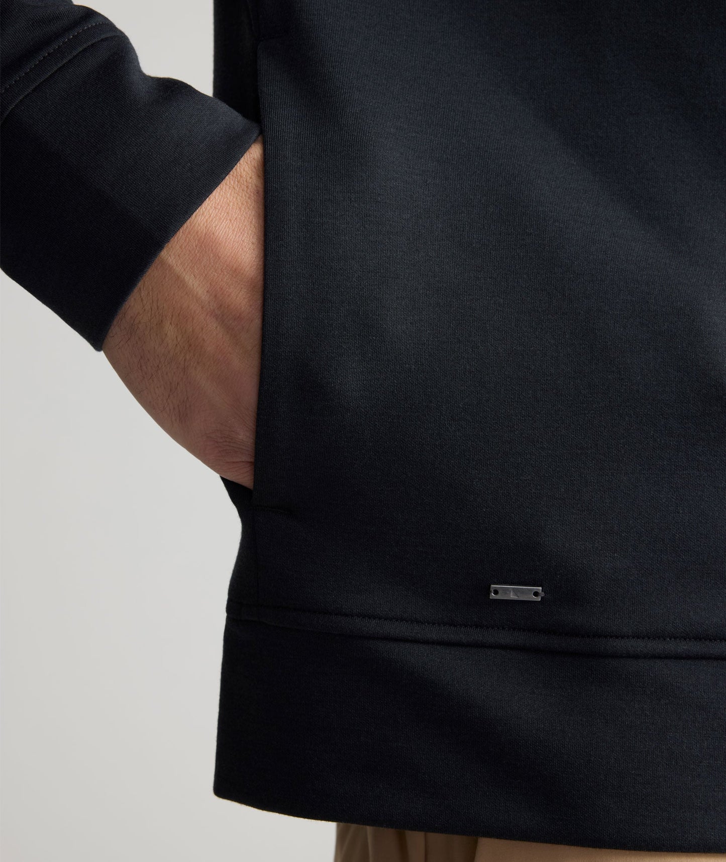 UNTUCKit Performance Mason Quarter-Zip Black